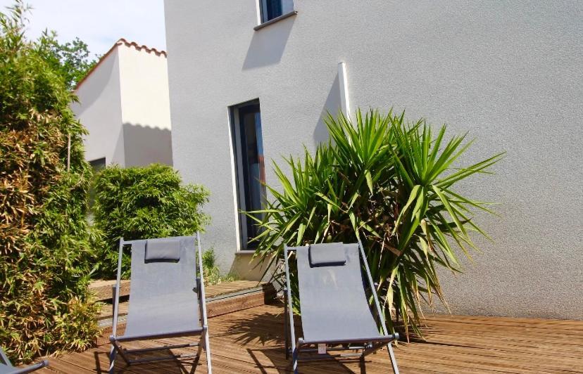 Villa Contemporaine, Jardin Mediterraneen Et Piscine Privee Saint-Jean-Pla-de-Corts Exterior photo